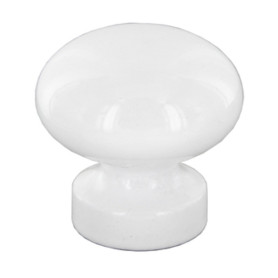 POMOLO IN LEGNO LACCATO D 30 MM 101\C BIANCO**