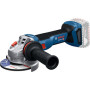 BOSCH-B 18V SMERIGLIATRICE GWS 18V-11 S\BATTERIA