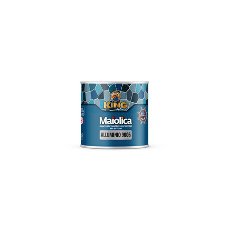 SMALTO MAIOLICA ALLUMINIO 9006  ESTERNI 100 G