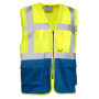GILET ALTA VISIBILIT GIALLO\BLU LASER TG. XXL