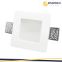FARETTO INCASSO IN GESSO QUADRATO 120X120 C\VETRO