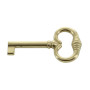 CHIAVE P\MOBILI 33708 35X62 MM OTTONE LUCIDO**