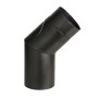 CURVA PORCELLANATA 45 C\ISPEZ  D 12CM NERO OPACO TOP