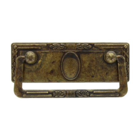 MANIGLIA ZAMA 06060 97X45 MM OTTONE ANTICATO**