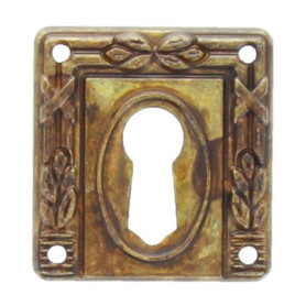 BOCCHETTA ZAMA 30060 33X35 MM OTTONE ANTICATO**