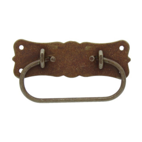 MANIGLIA BAULI 06015 105X55 MM FERRO VECCHIO*