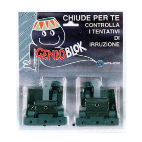 BLOCCA TAPPARELLA GENIOBLOCK ACC INOX DX E SX BLOCCA TAPPARELLA GENIOBLOCK ACC INOX DX E SX