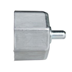 CALOTTA ACCIAIO P\RULLO OTTAGONALE DA 60 MM CALOTTA ACCIAIO P\RULLO OTTAGONALE DA 60 MM