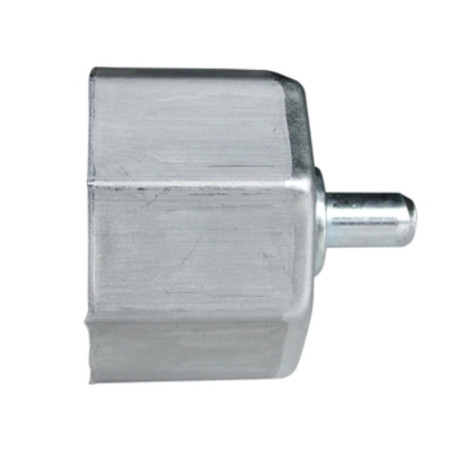 CALOTTA ACCIAIO P\RULLO OTTAGONALE DA 60 MM