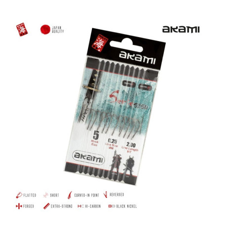 AKAMI HOOKS TIED SERIE 5250LS