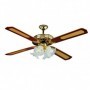 VENTILATORE SOFF."OLD AMERICA"C TELEC+4 LUCI