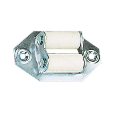 GUIDACINGHIA FERRO ORIZZONTALE C\RULLINI PLASTICA*