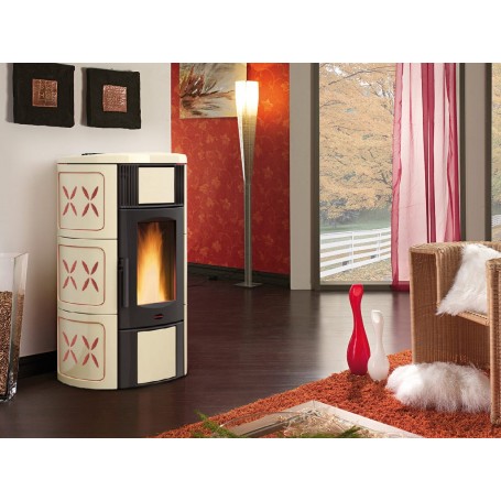 STUFA PELLET KW.20 ISIDE IDRO 2.0 CER.AMETIST