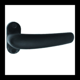 MEZZA MANIGLIA P\PERSIANA Q 8 MM NYLON NERO