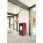 STUFA PELLET 'KING 14' IDRO KW14 BORDEAUX