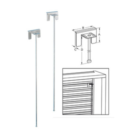 SICURA P\TAPPARELLA PLASTICA ASTA 39X480 MM