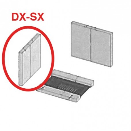 COPPIA REFRATTARIO LATERALE DX SX X STUFA KIR