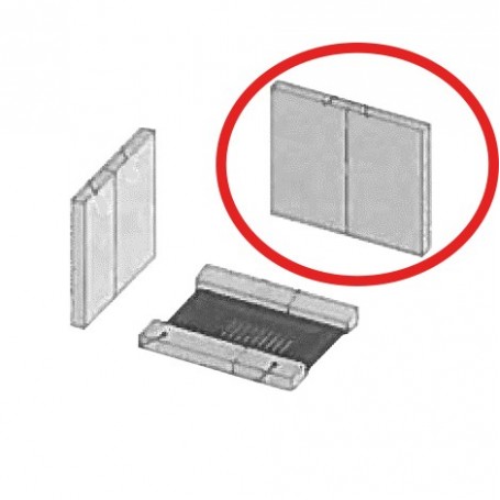 COPPIA REFRATTARIO POSTERIORE PER STUFA KIR