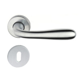 MANIGLIA ALLUMINIO AGNONE C\BOCCHETTA CR SAT