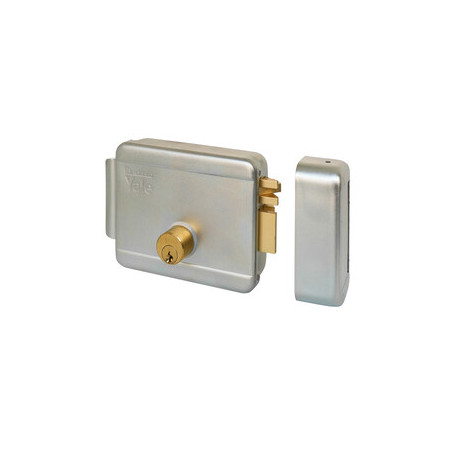 YALE 680 SERRATURA ELETTRICA CANCELLO 80 SX ZINC