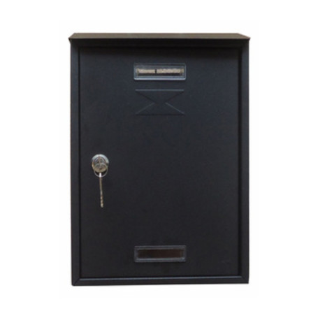 CASSETTA POSTALE C\TETTO E CIL 22X7X33 CM ANTRACITE