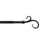 BASTONE METALLO D 19\16 120\210CM PASTORALE NERO