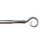 BASTONE METALLO D 12\9  70\120CM RICCIOLO NICHEL