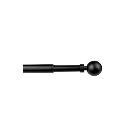BASTONE METALLO D 12\9  70\120CM PALLA NERO