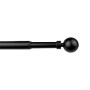 BASTONE METALLO D 12\9  70\120CM PALLA NERO