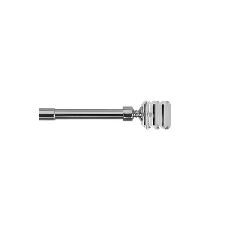BASTONE METALLO D 20\16 120\210CM SQUARE CROMO