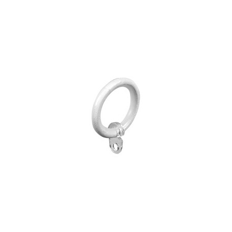 ANELLO IN METALLO D 12 CONF. 6 PZ BIANCO