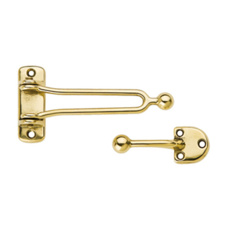 GANCIO P\PORTA ROMA 130X65 MM OTTONE LUCID**