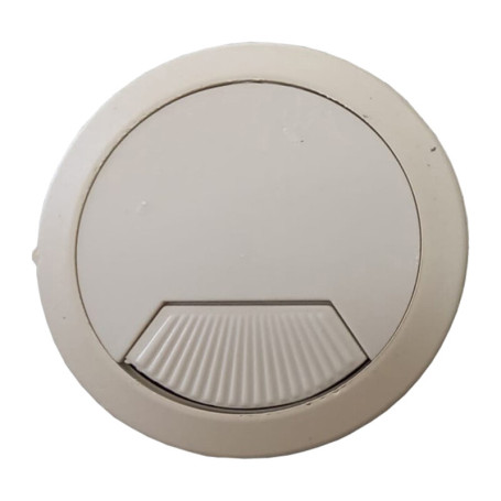 BOCCHETTA PASSACAVI D 60 MM PLASTICA GRIGIO