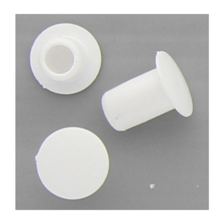 COPRIFORO PLASTICA BIANCO D 6 MM*