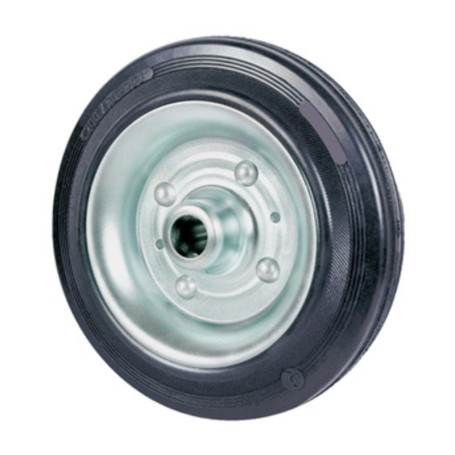 RUOTA INDUSTRIALE D 160 MM GOMMA C\CUSCIN EXP
