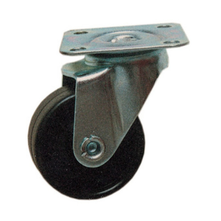 RUOTA NYLON D 50 MM C\PIASTRA*