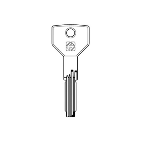 SILCA CS197 CHIAVE PUNZONATA OTTONE