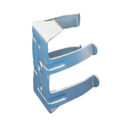 GANCIO ACCIAIO ZINCATO P\ZOCCOLO LEGNO*