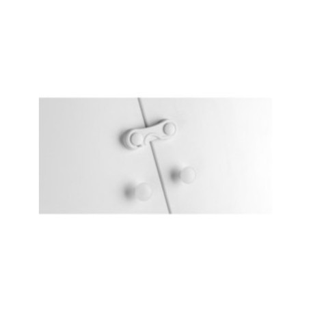 CHIUSURA DI SICUREZZA P\ARMADIO CONF 2 PZ FIG.8