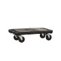 PEDANA C\RUOTE DOLLY PORTATA STATICA 300 KG NERO