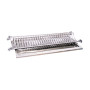 MENSOLA SCOLAPIATTI ACCIAIO INOX C\VASCH 76 CM
