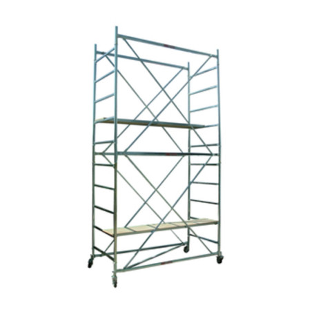 TRABATTELLO ACCIAIO ZINC GRIM 76X165XH370 CM