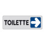 ETICHETTA ADESIVA 150X50 TOILETTE (DX)