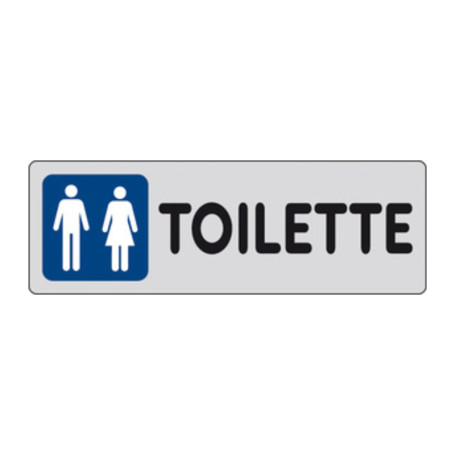 ETICHETTA ADESIVA 150X50 TOILETTE (M F)
