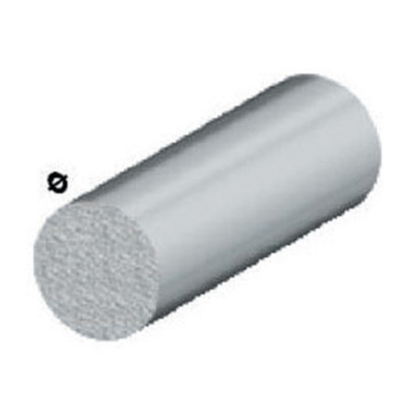 PROFILO ARGENTO H.100 CM TONDO PIENO D  6 MM**