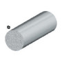 PROFILO ARGENTO H.100 CM TONDO PIENO D  6 MM**