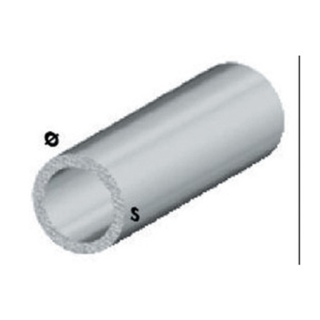 PROFILO ARGENTO H.100 CM TUBO TONDO 20X1 MM**