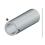 PROFILO ARGENTO H.100 CM TUBO TONDO 20X1 MM**