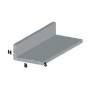 PROFILO ARGENTO H.100 CM ELLE 20X10X1 MM