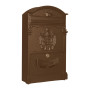 CASSETTA POSTALE REGIA POSTA ALL 26X9X41 CM BRONZO